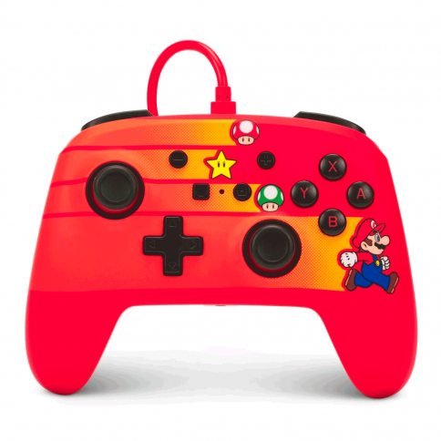 Controle Powera Wired Mario Speedster Vermelho - Nintendo Switch 