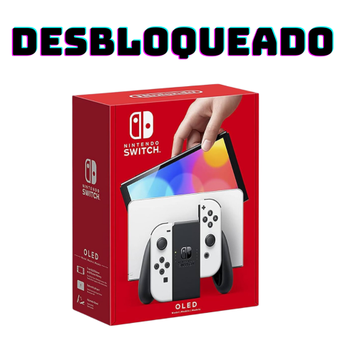 Nintendo Switch OLED Branco - 128 GB (DESBLOQUEADO)