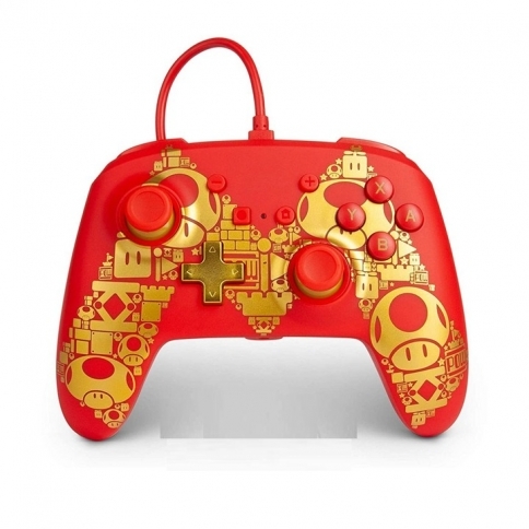 Controle Powera Wired Vermelho Super Mario - Nintendo Switch 