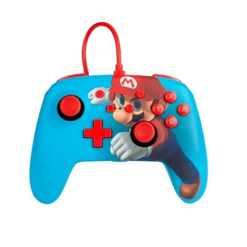 Controle Powera Azul Mario Punch - Nintendo Switch