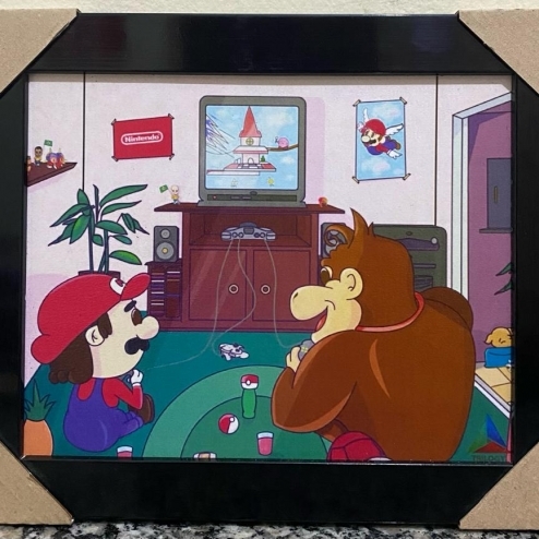 Quadro Casual Mario e Donkey Kong